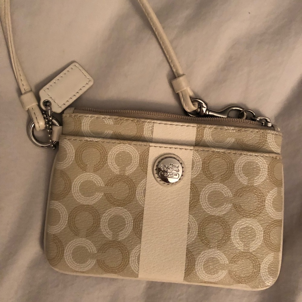 Coach zippered pouch